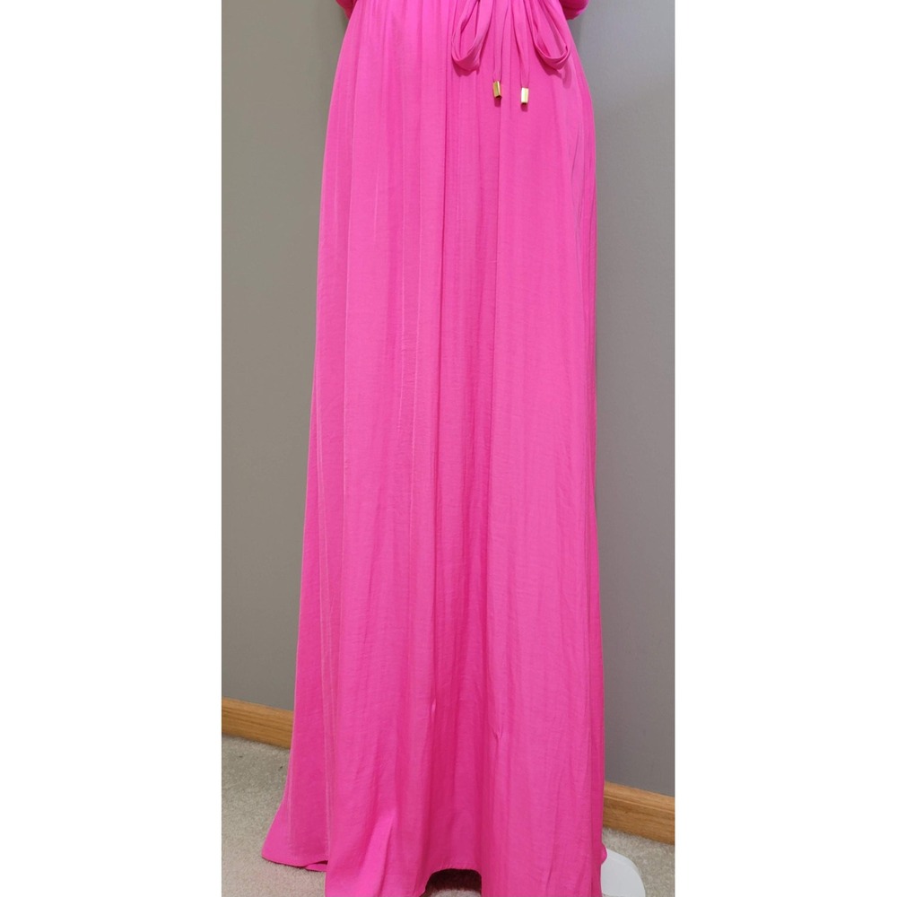 Jennifer Lopez Silky Smooth Pink Maxi Dress - Picture 6 of 6